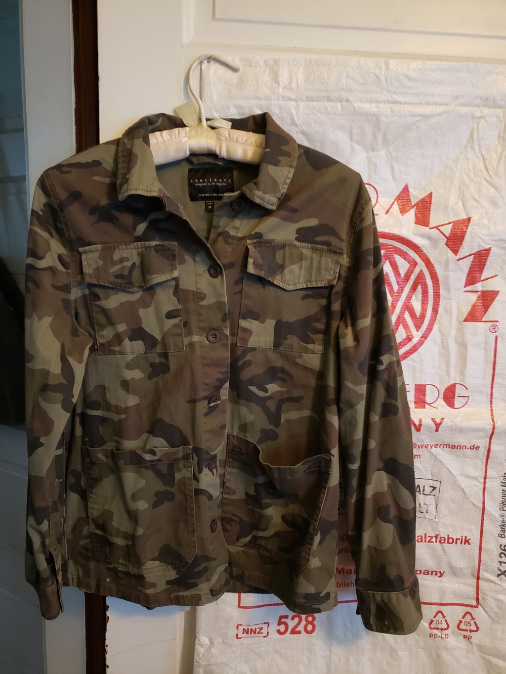 Sanctuary Camo Womens Jacket